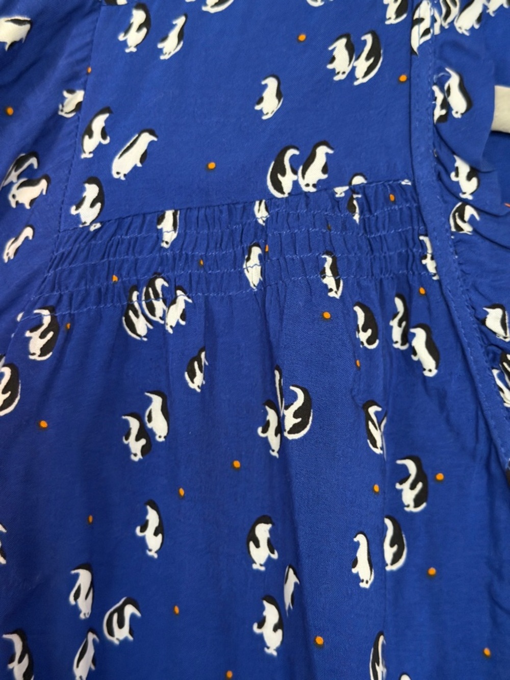 Marisol Ruffled Blouse by Maeve for Anthropologie Size 16W Penguins - Picture 5 of 15